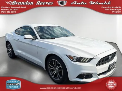Another view of 2017 Ford Mustang EcoBoost for sale in Monroe, NC at Brandon Reeves Auto World