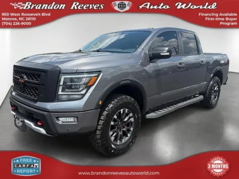 Gray 2021 Nissan Titan PRO-4X for sale in Monroe, NC