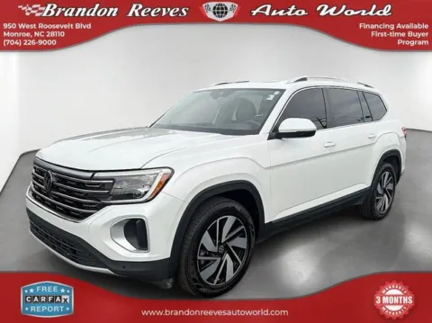 White 2024 Volkswagen Atlas 2.0T SEL for sale in Monroe, NC