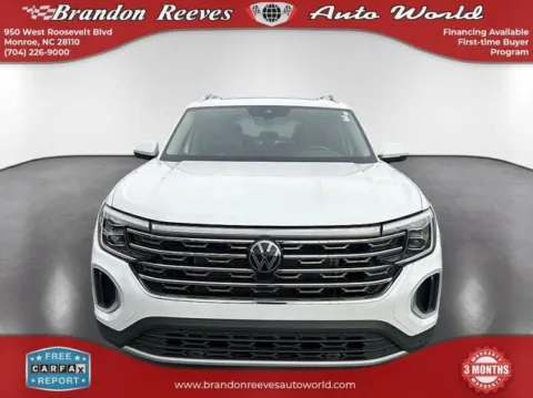 Another view of 2024 Volkswagen Atlas 2.0T SEL for sale in Monroe, NC at Brandon Reeves Auto World