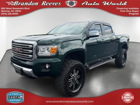 Green 2015 GMC Canyon SLT for sale in Monroe, NC