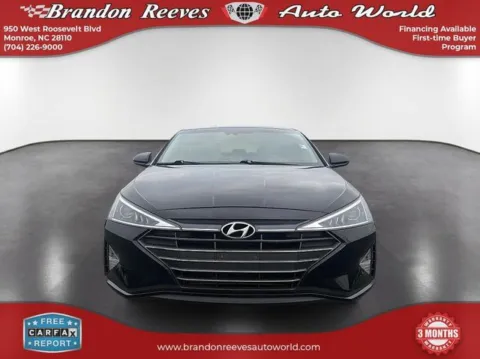 Photos of 2020 Hyundai Elantra Value Edition for sale in Monroe, NC at Brandon Reeves Auto World