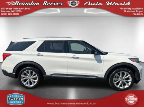 More photos of 2022 Ford Explorer Platinum at Brandon Reeves Auto World, NC