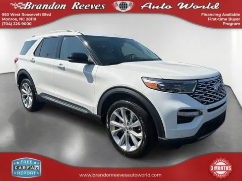 More photos of 2022 Ford Explorer Platinum at Brandon Reeves Auto World, NC