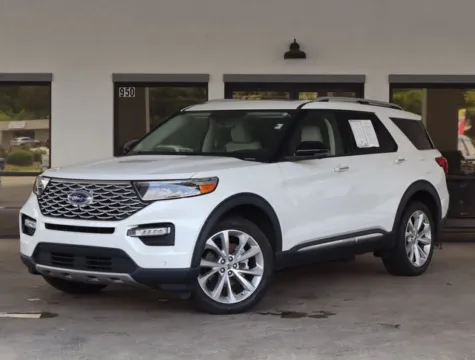 White 2022 Ford Explorer Platinum for sale in Monroe, NC