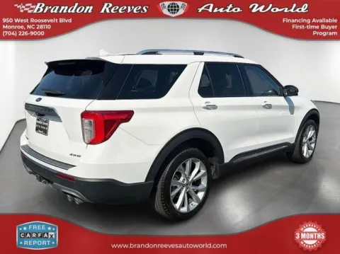 More photos of 2022 Ford Explorer Platinum at Brandon Reeves Auto World, NC