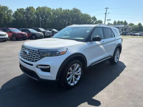 White 2022 Ford Explorer Platinum for sale in Monroe, NC