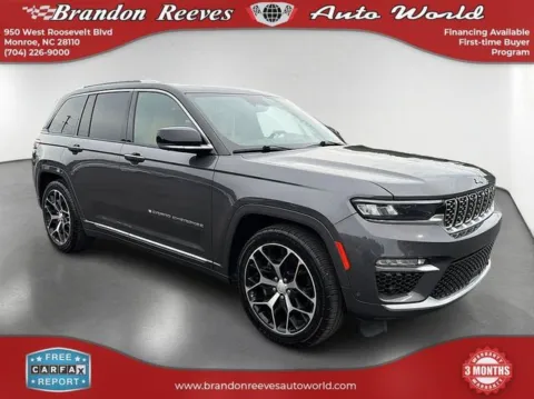 Another view of 2022 Jeep Grand Cherokee Summit Reserve for sale in Monroe, NC at Brandon Reeves Auto World