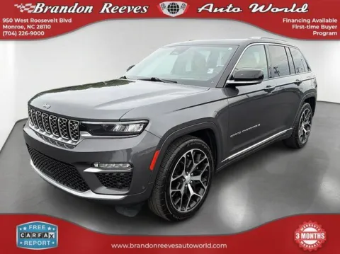 Gray 2022 Jeep Grand Cherokee Summit Reserve for sale in Monroe, NC