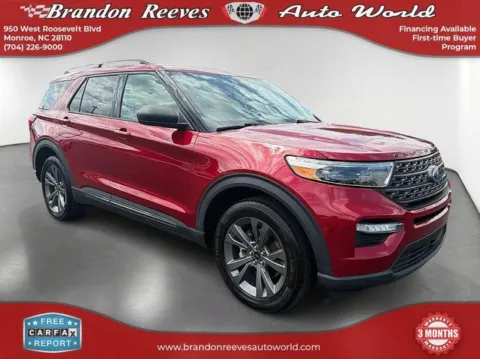 Another view of 2021 Ford Explorer XLT for sale in Monroe, NC at Brandon Reeves Auto World