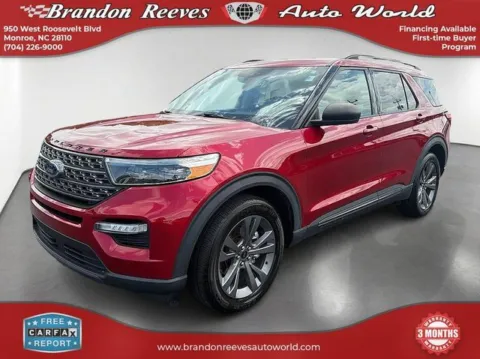 Red 2021 Ford Explorer XLT for sale in Monroe, NC
