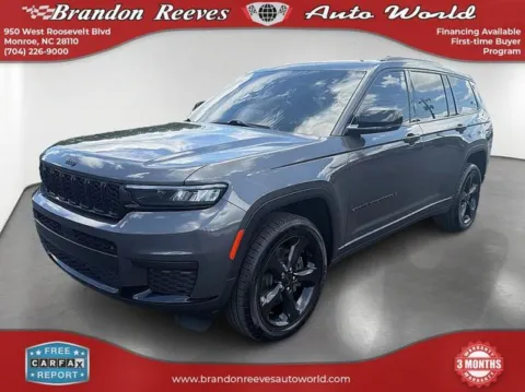 Gray 2021 Jeep Grand Cherokee L Altitude for sale in Monroe, NC