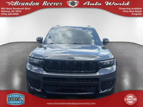 Photos of 2021 Jeep Grand Cherokee L Altitude for sale in Monroe, NC at Brandon Reeves Auto World