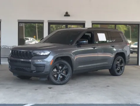 Gray 2021 Jeep Grand Cherokee L Altitude for sale in Monroe, NC