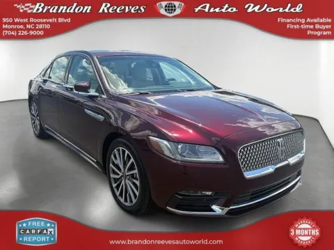 Another view of 2019 Lincoln Continental Select for sale in Monroe, NC at Brandon Reeves Auto World