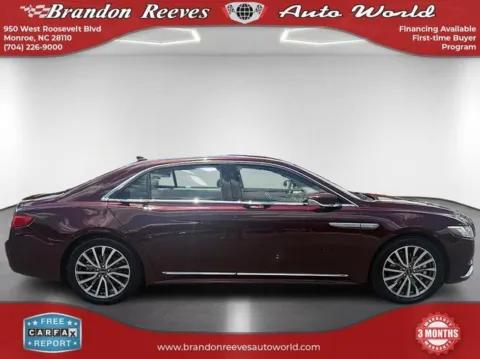 More photos of 2019 Lincoln Continental Select at Brandon Reeves Auto World, NC