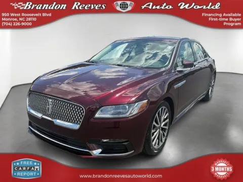 Red 2019 Lincoln Continental Select for sale in Monroe, NC