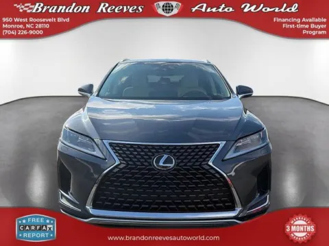 Photos of 2022 Lexus RX 350L for sale in Monroe, NC at Brandon Reeves Auto World