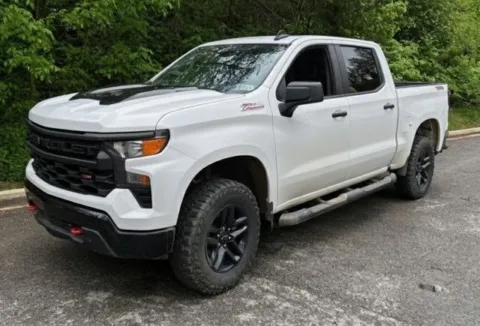White 2023 Chevrolet Silverado 1500 Custom Trail Boss for sale in Monroe, NC