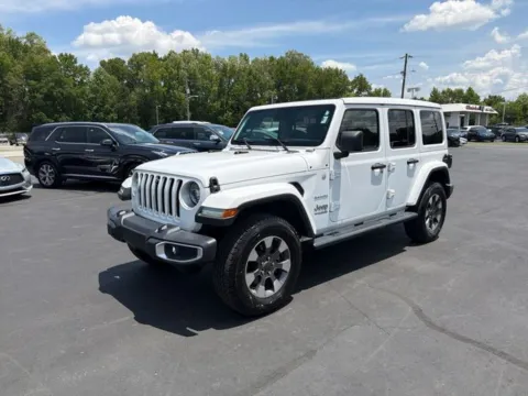 White 2021 Jeep Wrangler Unlimited Sahara for sale in Monroe, NC