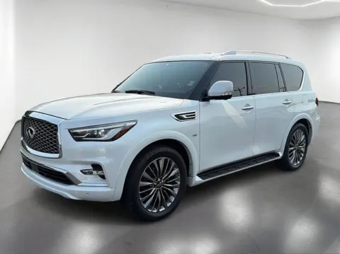 White 2019 INFINITI QX80 LUXE for sale in Monroe, NC