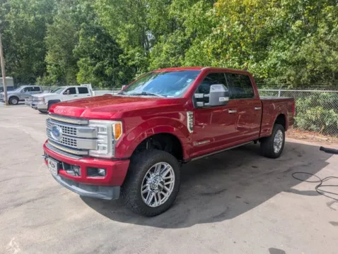 Red 2017 Ford F-250SD Platinum for sale in Monroe, NC