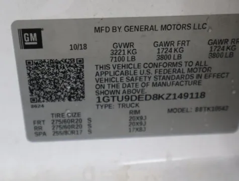 Photos of 2019 GMC Sierra 1500 SLT for sale in Monroe, NC at Brandon Reeves Auto World