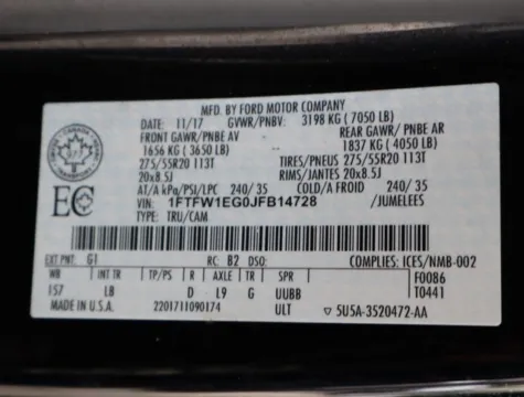 Photos of 2018 Ford F-150 for sale in Monroe, NC at Brandon Reeves Auto World