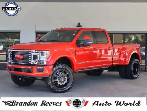 Red 2021 Ford F-450SD Lariat for sale in Monroe, NC