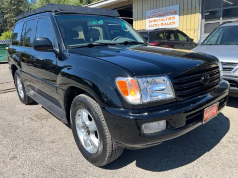 Black 2005 Toyota Land Cruiser V8 4x4 for sale in Spokane, WA