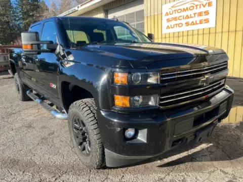 Black 2016 Chevrolet Silverado 2500HD LT Z71 Diesel for sale in Spokane, WA