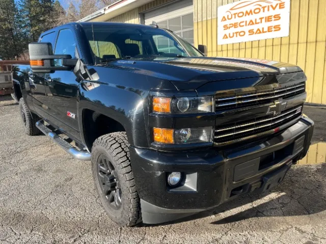 Black 2016 Chevrolet Silverado 2500HD LT Z71 Diesel for sale in Spokane, WA