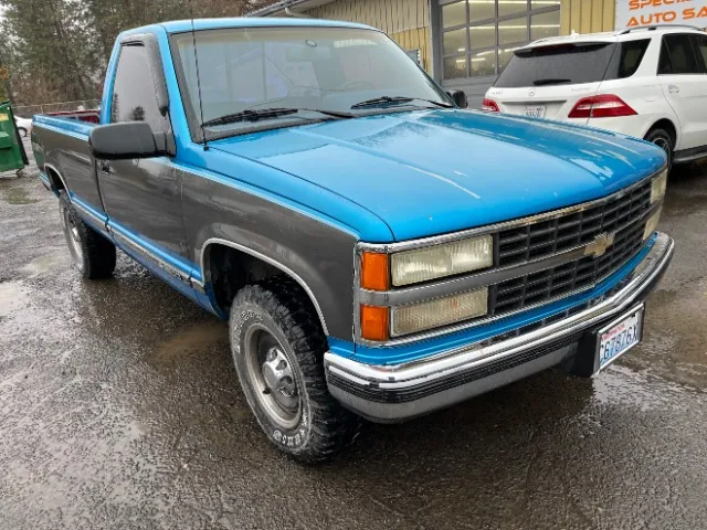 Blue 1991 Chevrolet 2500 Pickups RWD Single Cab for sale in Spokane, WA