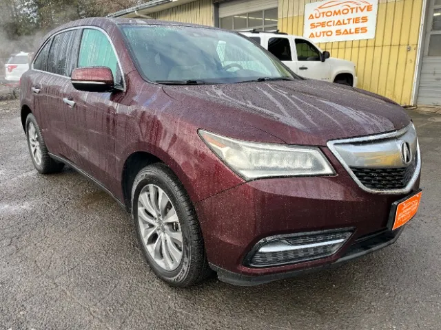 Red 2014 Acura MDX Technology Package for sale in Spokane, WA
