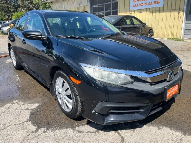 Black 2016 Honda Civic LX for sale in Spokane, WA