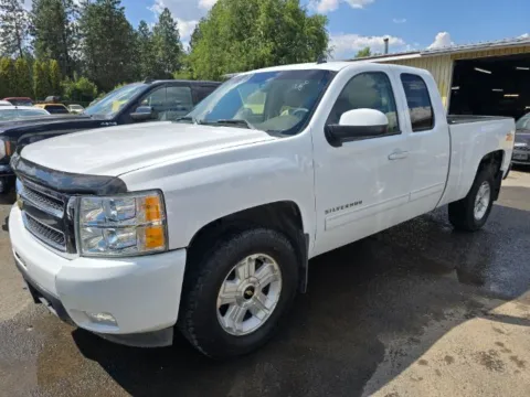 White 2010 Chevrolet Silverado 1500 LTZ for sale in Spokane, WA