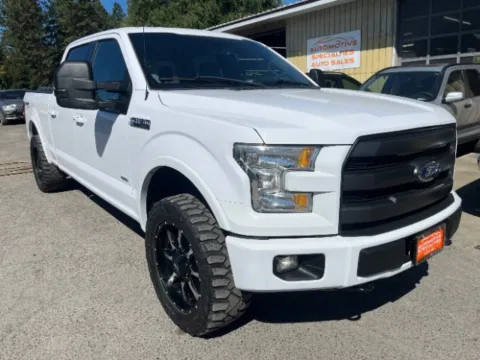 White 2016 Ford F-150 Lariat 4x4 EcoBoost for sale in Spokane, WA