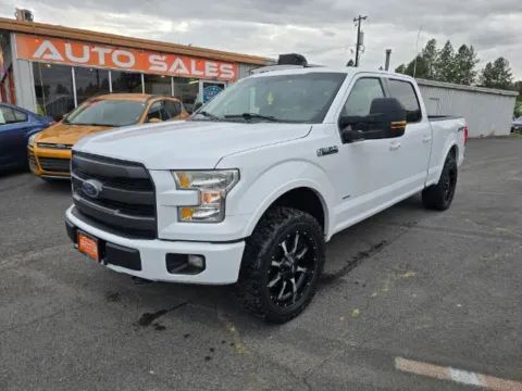 Silver 2016 Ford F-150 LARIAT for sale in Spokane, WA