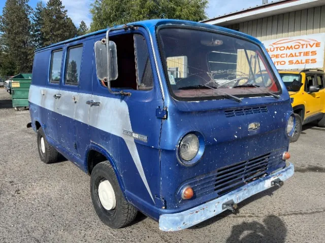 Blue 1966 Chevrolet G10 Van RWD Van *No Rust- All Original- 3 On The Tree* for sale in Spokane, WA