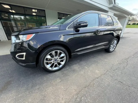 Another view of 2018 Ford Edge Titanium Sport Utility 4D for sale in Liverpool, OH at Good Wheels