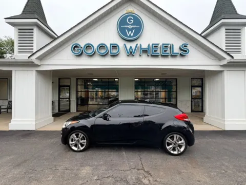 Black 2017 Hyundai Veloster Value Edition Coupe 3D for sale in Liverpool, OH
