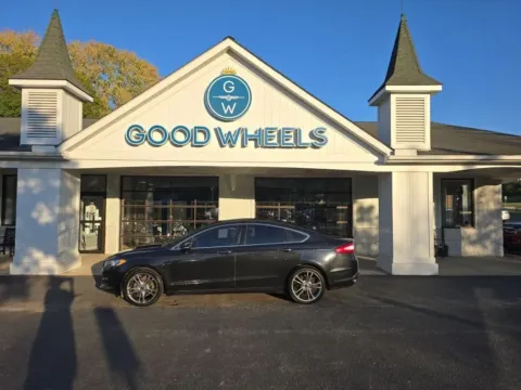 Black 2014 Ford Fusion Titanium Sedan 4D for sale in Liverpool, OH