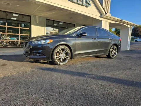 Another view of 2014 Ford Fusion Titanium Sedan 4D for sale in Liverpool, OH at Good Wheels