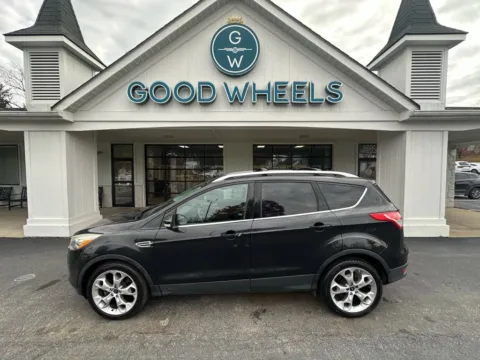 Black 2015 Ford Escape Titanium Sport Utility 4D for sale in Liverpool, OH