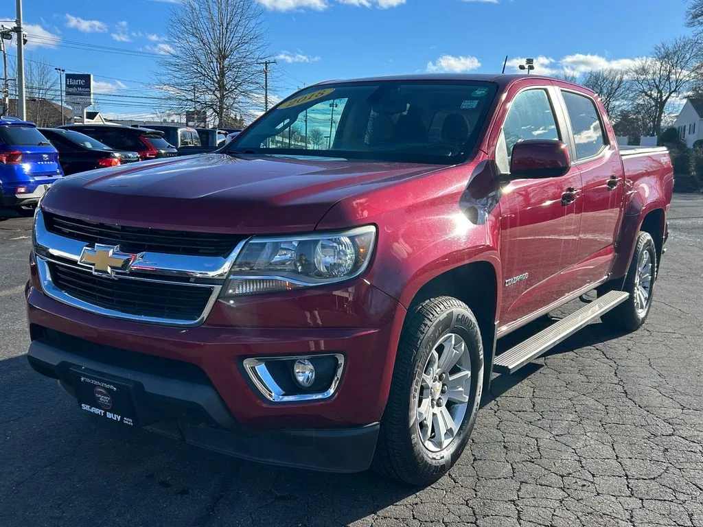 Red 2018 Chevrolet Colorado LT for sale in Meriden, CT