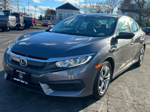 Gray 2018 Honda Civic LX for sale in Meriden, CT