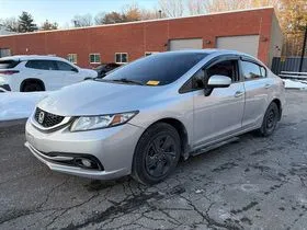 Silver 2014 Honda Civic LX for sale in Meriden, CT