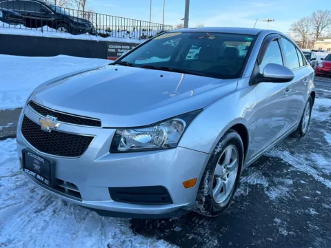Silver 2013 Chevrolet Cruze 1LT for sale in Meriden, CT