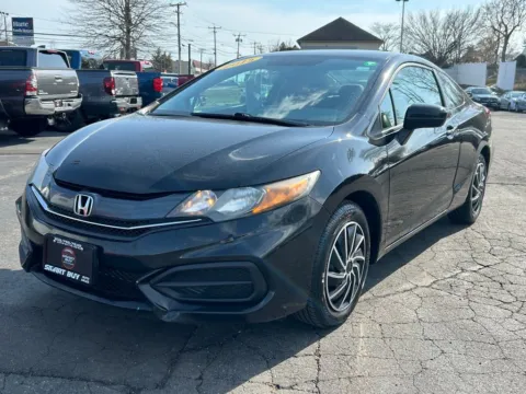 Black 2015 Honda Civic LX for sale in Meriden, CT