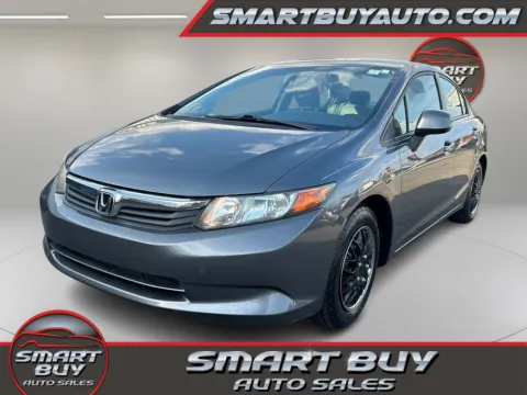 Silver 2012 Honda Civic LX for sale in Meriden, CT